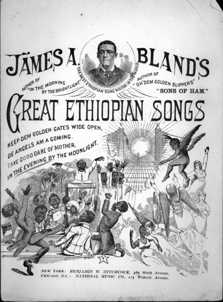Cover for James Bland's Great Ethiopian Songs